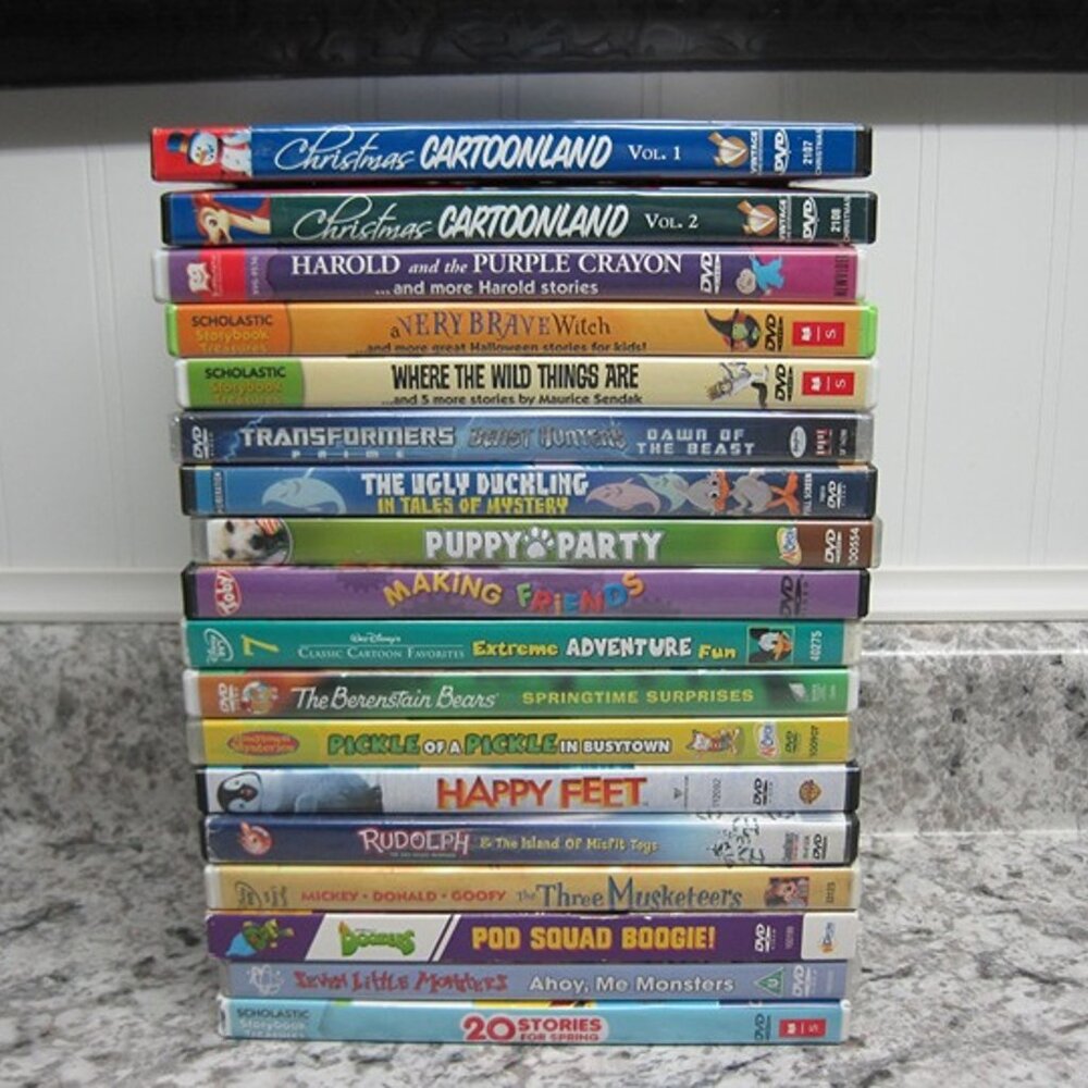 Toddler Kids DVD Lot
